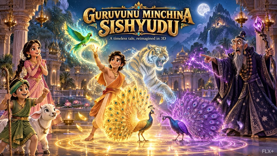 Guruvunu Minchina Sishyudu, 3D concept art