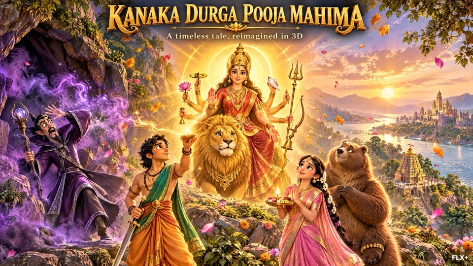 Kanaka Durga Pooja Mahima, 3D concept art