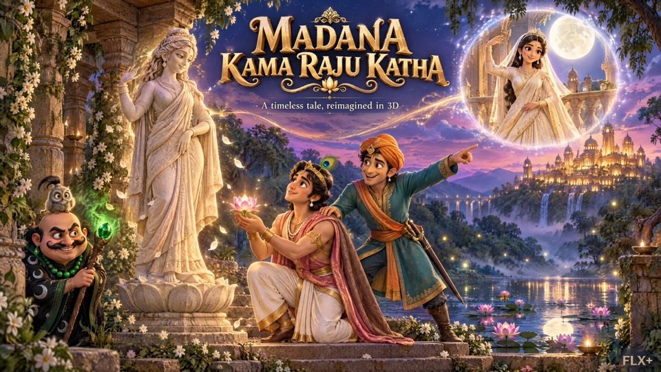 Madana Kama Raju Katha, 3D concept art