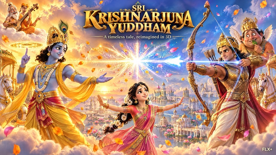 Sri Krishnarjuna Yuddham 3D concept art